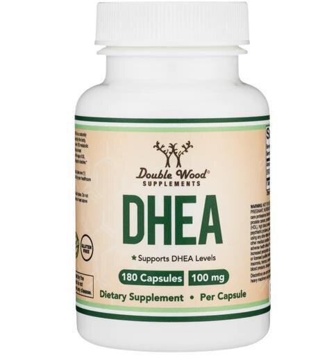 ДГЕА Double Wood DHEA 100 мг, 180 капсул