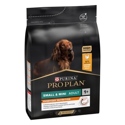 Корм сухий Purina Pro Plan Dog Small & Mini Adult з куркою і рисом, 3 кг