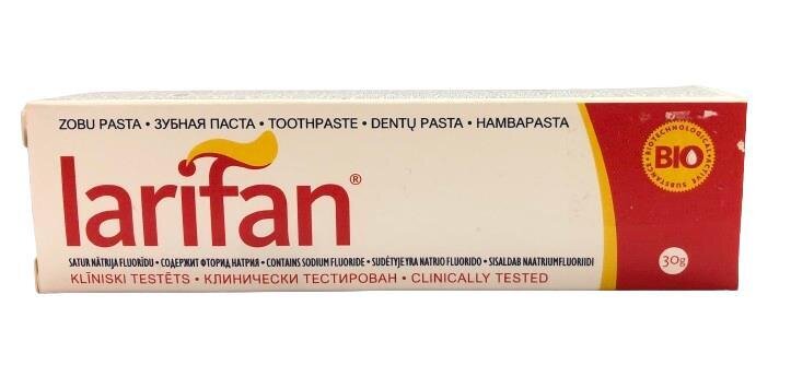 Зубна паста Larifan Ларифан М'ята, 30 г