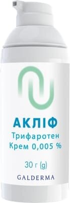 Акліф крем 0.005 % по 30 г у конт.
