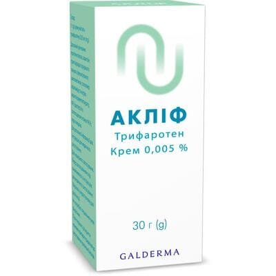 Акліф крем 0.005 % по 30 г у конт.