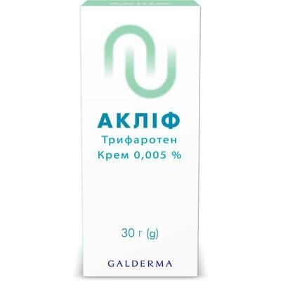 Акліф крем 0.005 % по 30 г у конт.