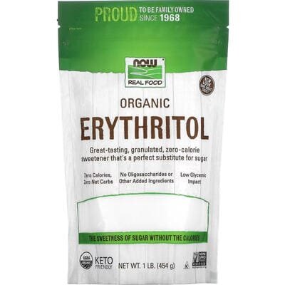 Еритритол NOW Real Food Organic Erythritol, 454 г