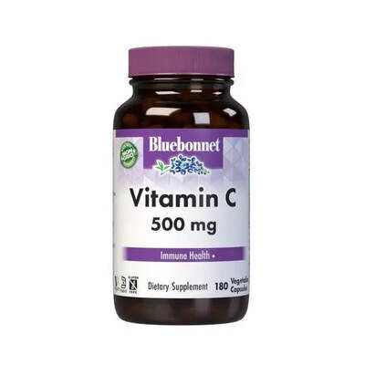 Вітамін С Bluebonnet Nutrition Vitamin C 500 мг вег. капсули №180