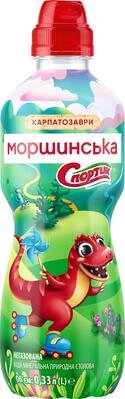 Вода мінеральна Моршинська Спортик дитяча негазована, кришка спорт-кеп, 0,33 л