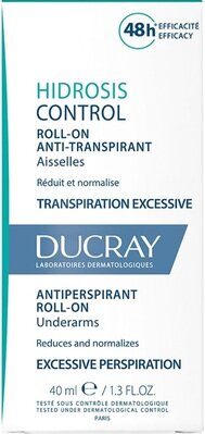 Дезодорант-антиперспірант кульковий Ducray Hidrosis Control проти надмірного потовиділення, 40 мл