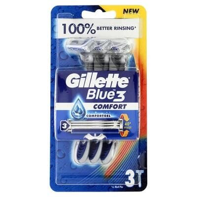 Бритви Gillette Blue 3 Comfort одноразові, 3 шт