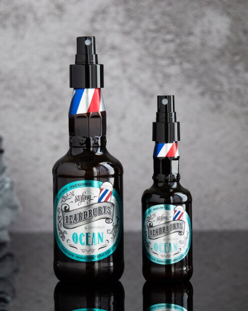 Спрей для укладання волосся Beardburys Ocean з морською сіллю з матовим ефектом, 250 мл
