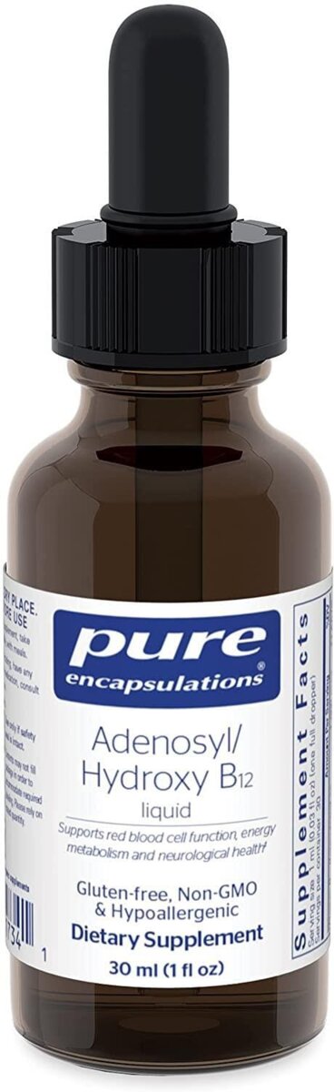 Вітамін B12 Pure Encapsulations Adenosyl/Hydroxy B12, 30 мл