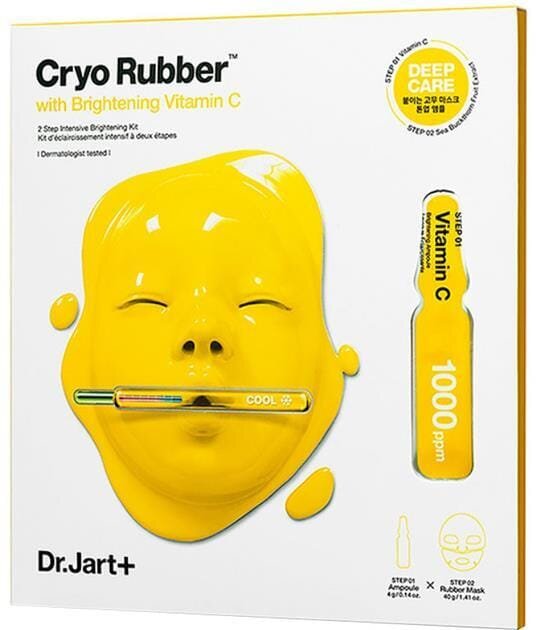Альгінатна маска Dr. Jart+ Cryo Rubber With Brightening Vitamin C Освітлювальна, 44 г