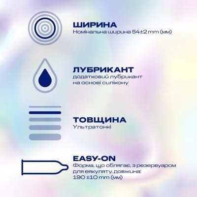 Презервативи латексні Durex Invisible Extra Lube з додатковою змазкою, 12 штук