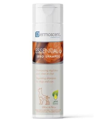 Шампунь Dermoscent Essential 6 Sebo регулює активність сальних залоз для собак та котів, 200 мл