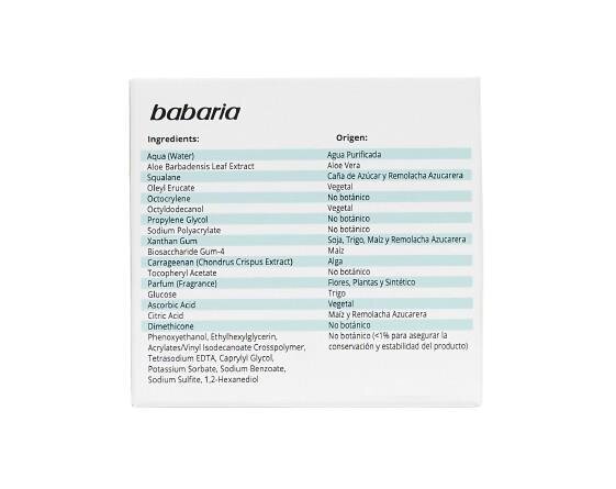 Крем для обличчя Babaria Aloe зволоження 24 години, 50 мл