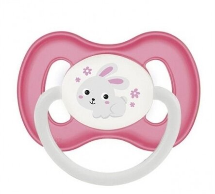Пустушка силіконова Canpol Babies Bunny & Company симетрична 23/269_pin, 6-18 місяців, 1 шт