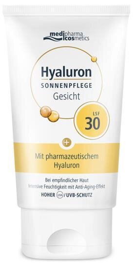 Крем для обличчя Hyaluron сонцезахисний з SPF30 антивіковий, 50 мл