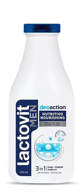 Гель для душу Lactovit Men Deoaction чоловічий, 500 мл