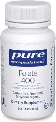 Фолат Pure Encapsulations 400 мкг, 90 капсул