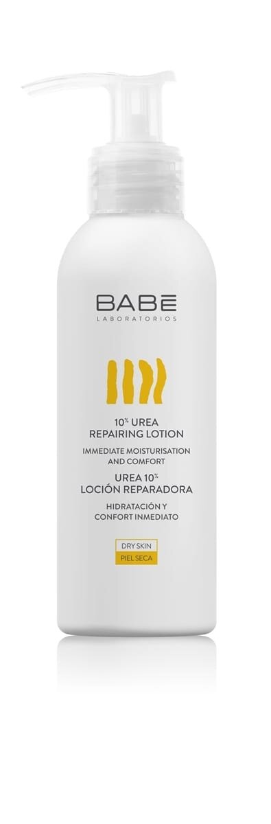 Лосьйон для тіла Babe Laboratorios Body з 10% сечовини відновлюючий для сухої та атопічної шкіри, тревел формат, 100 мл