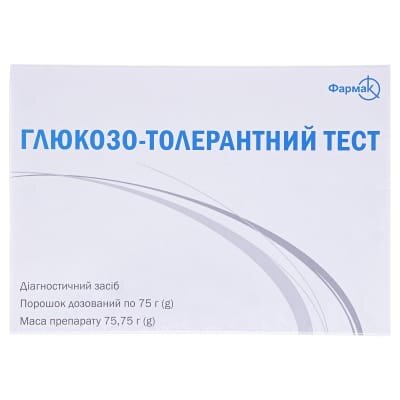 Глюкозо-толерантний тест порошок доз. 75 г/пак. по 75.75 г у пак.