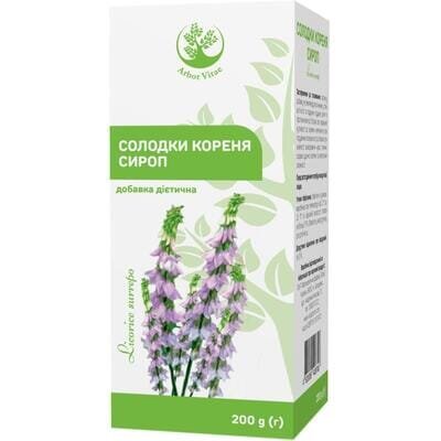Солодки кореня Arbor Vitae сироп по 200 г у флак.