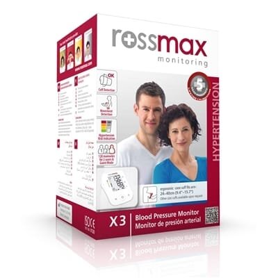 Тонометр Rossmax X3 автоматичний з мережевим адаптером
