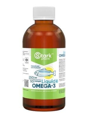 Омега 3 риб'ячий жир Stark Pharm Omega-3 Liquid рідина, 250 мл