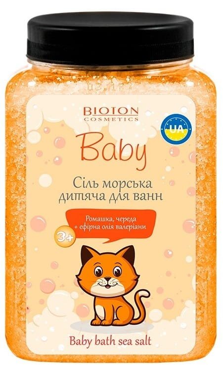 Сіль морська для ванн Bioton Cosmetics Baby Рижик дитяча, 750 г
