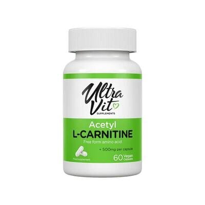 Ацетил L-Карнітин VPLab UltraVit Acetyl-L-Carnitine, 60 веганських капсул