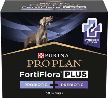 Корм додатковий Purina Pro Plan FortiFlora Plus пробіотик + пребіотик для дорослих собак та цуценят порошок по 2 г №30 в саше