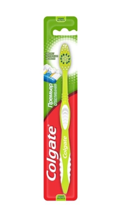 Зубна щітка Colgate Прем'єр середньої жорсткості, 1 штука