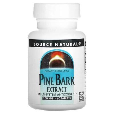 Екстракт соснової кори Source Naturals Pine Bark Extract, 60 таблеток