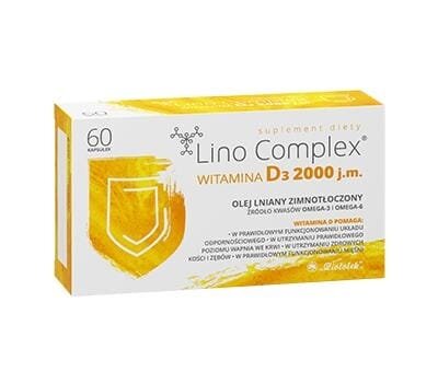 Вітамін D3 Lino Complex капсули по 2000 МО №60