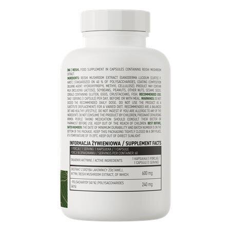 Гриб Рейші OstroVit Reishi Extract, 60 капсул