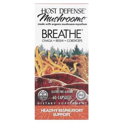 Грибний комплекс для дихальної системи Fungi Perfecti Breathe, 60 капсул