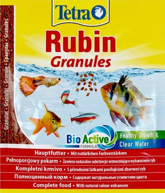 Корм для акваріумних риб Tetra RUBIN Granules у гранулах, 15 г