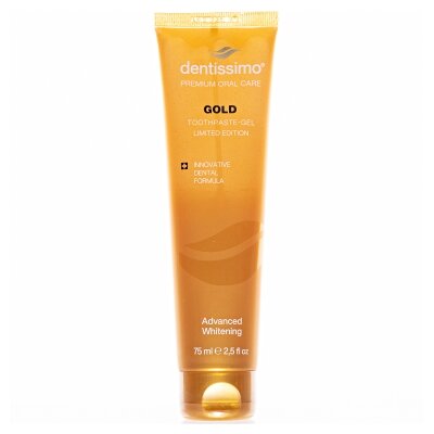 Зубна паста Dentissimo Gold Advanced Whitening відбілююча, 75 мл