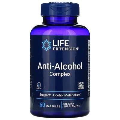 Антиалкогольний комплекс Life Extension Anti-Alcohol Complex, 60 капсул