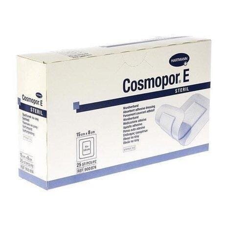 Пов'язка пластирна Cosmopor E steril для закриття ран 15 см х 8 см стерильна, 25 штук