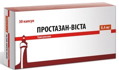 Простазан-Віста капсули тв. з модиф. вивіл. по 0.4 мг №30 (10х3)