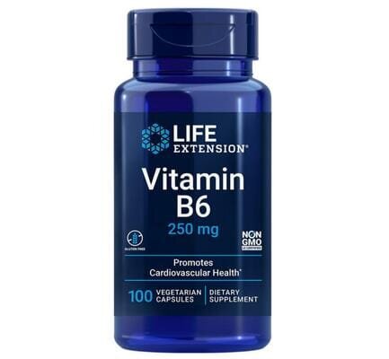 Вітамін B6 Life Extension 250 мг, 100 капсул