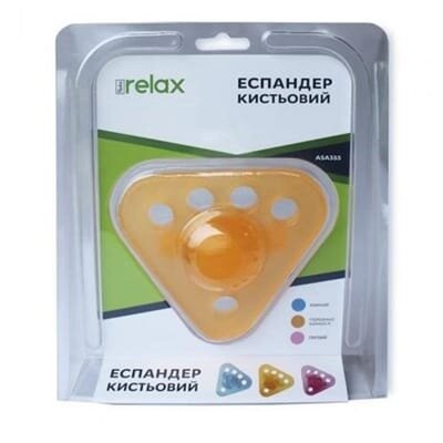Еспандер кистьовий Ridni Relax ASA355-M силіконовий, середній, колір помаранчевий