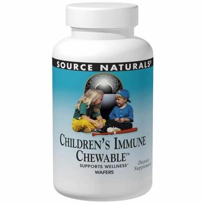 Зміцнення імунітету для дітей Source Naturals Children's Immune Chewable, 30 жувальних цукерок
