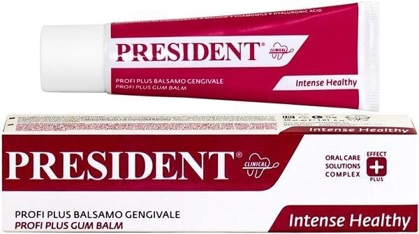 Бальзам зубний President Intense Healthy Антибактеріальний з хлоргексидином, 30 мл