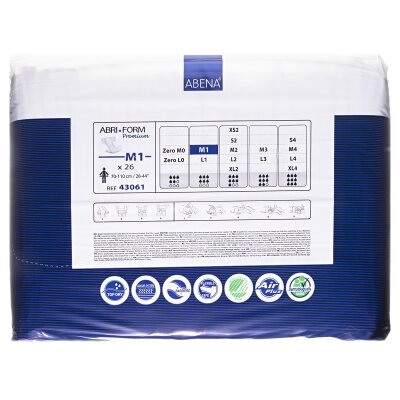 Підгузки для дорослих Abena Abri-Form Premium 43060 Medium - 1 (70-110 см), 26 штук