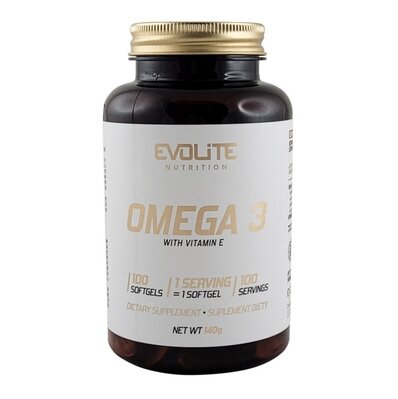 Омега 3 Evolite Nutrition Omega 3, 100 м'яких капсул