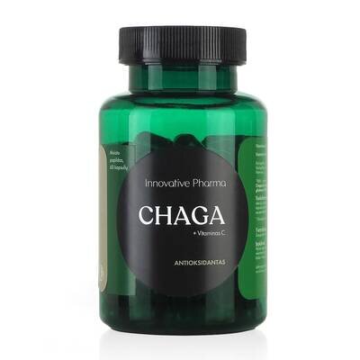 Гриб Чага та Вітамін С Innovative Pharma Chaga+Vitamin C капсули №30