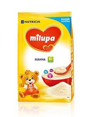 Каша молочна Milupa манна для дітей з 6 місяців, 210 г