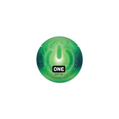 Презерватив ONE Glowing Pleasure Світиться у темряві, 1 штука
