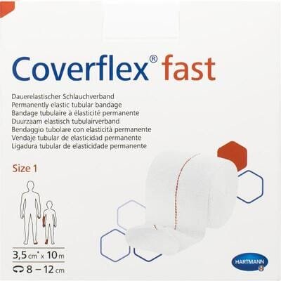 Бинт постійно еластичний Coverflex fast №1 трубчастий, розмір 3,5 см x 10 м