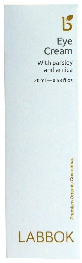 Крем для контуру очей Labbok Eye Cream Dark Circles and Depuff від набряків та темних кіл з гірською арнікою, петрушкою та гірським чаєм, 20 мл